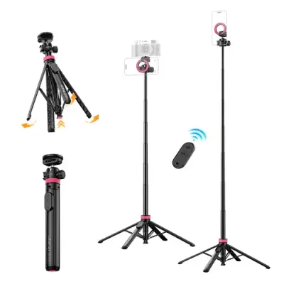 Ulanzi MT-44M 2-in-1 Magnetic & 1/4" Selfie Stick Tripod stan