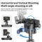 ULANZI MT-63 Portable Vlog Tripod, 57" Foldable Aluminum Alloy Extendable Camera Tripod with 2 in 1 Phone Clip, 360° Ball Head Travel Lightweight Tripod for iPhone/Android/Camera, Load 4KG/8.8LBS - 6