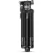 ULANZI MT-63 Portable Vlog Tripod, 57" Foldable Aluminum Alloy Extendable Camera Tripod with 2 in 1 Phone Clip, 360° Ball Head Travel Lightweight Tripod for iPhone/Android/Camera, Load 4KG/8.8LBS - 5