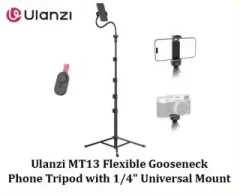Ulanzi MT13 Flexible Gooseneck Phone Tripod with 1/4" Universal...