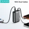 USAMS CD279 PB98 20000mAh 22.5W PD Power Bank with Digital Display built-in Type-C & Lightning charging cable - 2