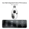 V380 Pro Dual Lens Bulb WiFi 2MP Camera - 3