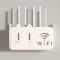 Wifi Router Storage Box Wall Mount, Wall Storage Rack ABS Plastic 1pcs - 1