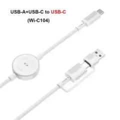 WiWU Wi-C104 Titanlink 100w Powerful 2-in-1 Wireless charging...