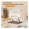 Wood Base Aluminum Alloy Desktop Laptop Tablet Bracket Heat Dissipation Notebook Stand v3.3 - 5