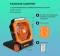 X16 Solar Rechargeable Fan - 5