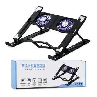 X3 Universal RGB Laptop Cooling Stand with Big Fan