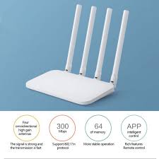 Xiaomi MI 4C R4CM 300 Mbps 4 Antenna Router (Global Version)...