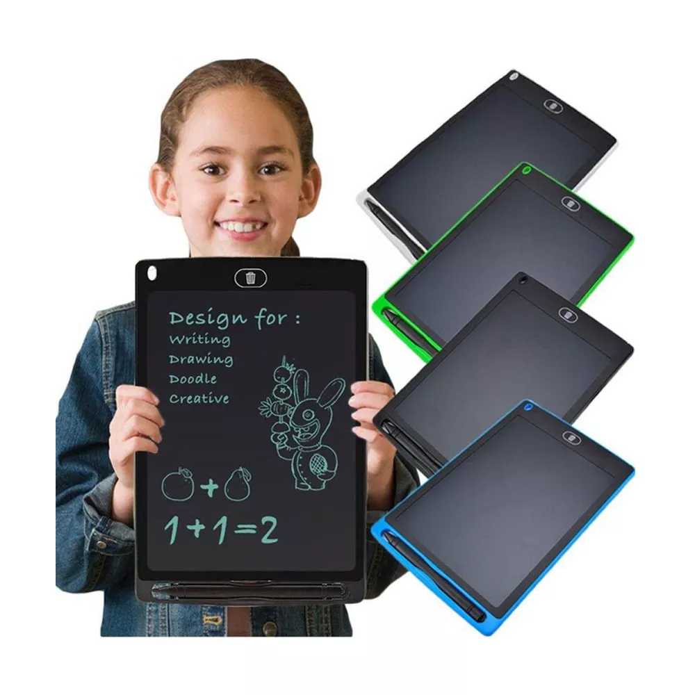 8.5 Inch LCD TABLET THICK LINE MULTI COLOR Writing Board Writing Tablet eWriter Kids Drawing Pad LIGHT LESS LCD SKETCH SCREEN