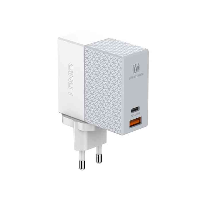 LDNIO 65W PD Type-C High Power Charger Adapter A2620C