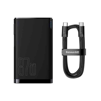 Baseus Power Station 4 Hybrid GaN Power Bank Adaptor 10000mAh 87W - Image 1