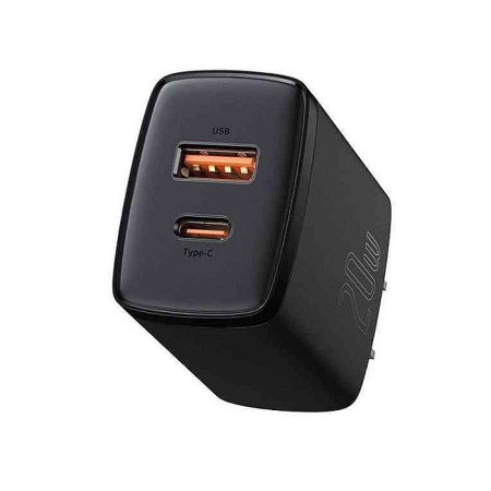 Baseus CCXJ-01 Compact Super Quick Charger Dual Port U+C 20W CN