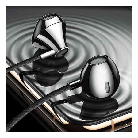 Lenovo HF140 Wired Half In-Ear Headphones – Black