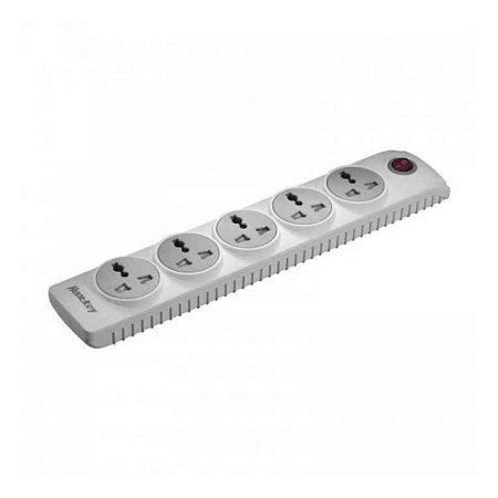 Huntkey SZN501 5 Port 3 Pin Power Strip with Surge protection white