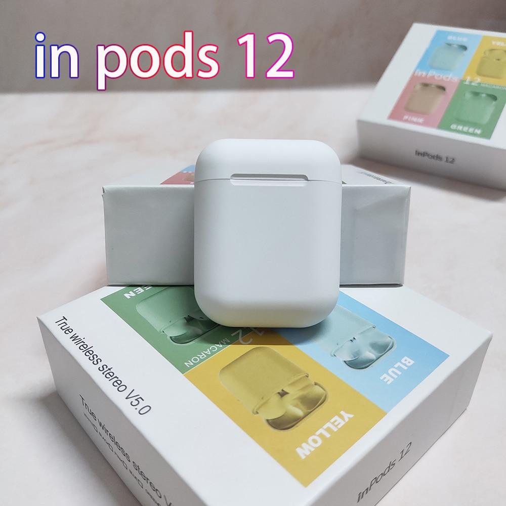 InPods 12 TWS wireless headphones mini AirPods EarPods Bluetooth 5.0 Earphones Earbuds
