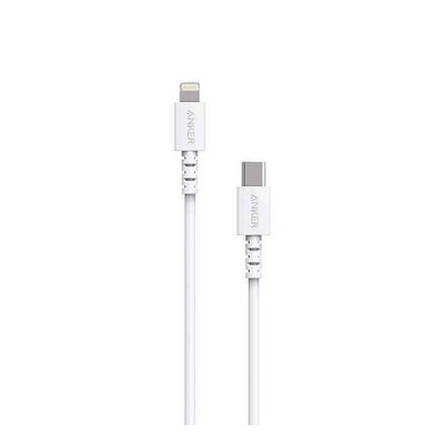 Anker PowerLine Select USB-C to Lightning MFI Certified Cable 3ft (A8612) – White - Image 1