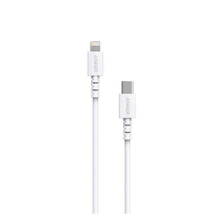 Anker PowerLine Select USB-C to Lightning MFI Certified Cable 3ft (A8612) – White