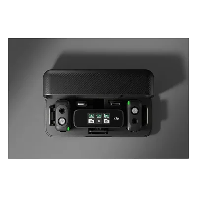 DJI Mic-Wireless Microphone System Portable Wireless Mic Lavalier with Dual-Channel Recording - Image 1