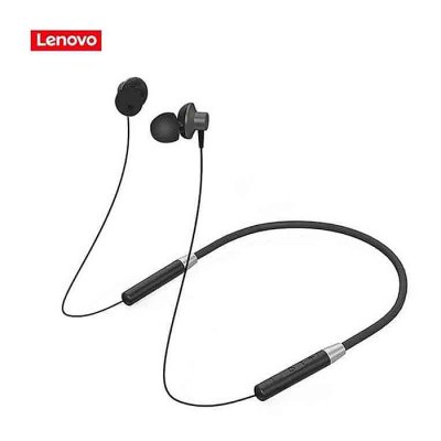 Lenovo HE05 Bluetooth Neckband Earphones Waterproof Wireless Sport Earbuds. - Image 1