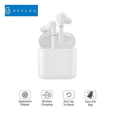 Haylou T19 TWS True Wireless Earbuds White - Image 1