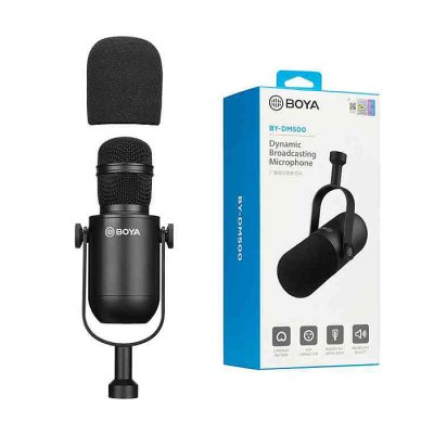 BOYA BY-DM500 Dynamic Broadcasting Studio Microphone - Image 1