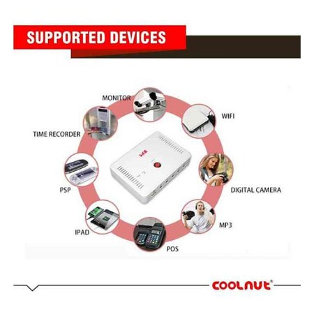 SKE SK616 Mini DC UPS for Wifi Router +ONU + IP CAMERA/ CC CAMERA 15600MAH WITH MEGA 5 OUTPUT