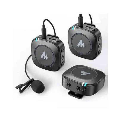 Maono AU-WM820 A2 Real-time Monitoring and Mute 2-Person Wireless Microphone - Image 1