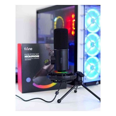 FIFINE K658 USB Dynamic Cardioid Podcast Microphone - Image 1