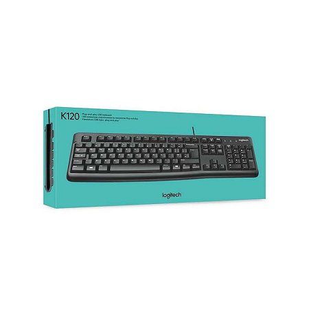 Logitech K120 Ergonomic Desktop USB Wired Keyboard