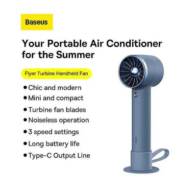 Baseus ACFX010103 Fan Flyer Turbine Handheld Fan - Image 1