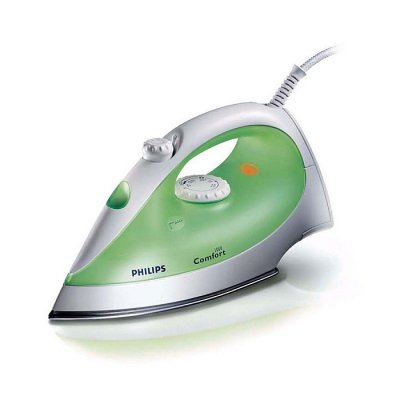 Philips GC1010/40 Steam Iron – Green and Silver - Image 1