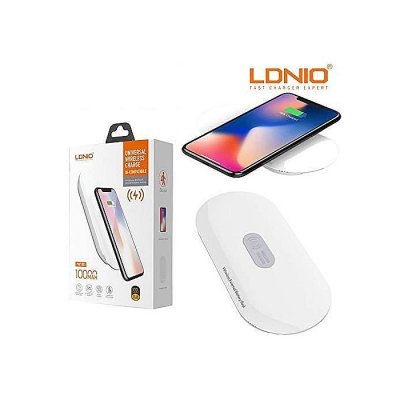 LDNIO PW1003 10000mAh Power Bank Wireless Charger - Image 1