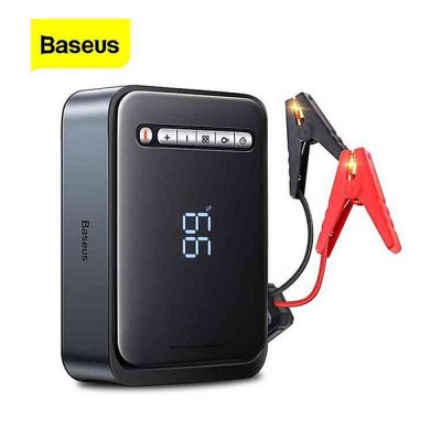 Baseus 2 In 1 Car Jump Starter Power Bank Air Compressor Inflator Pump (1000A) - Image 1