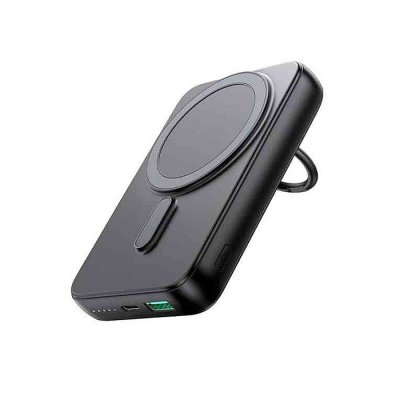 Joyroom JR-W050 20W Magnetic Wireless Power Bank with Ring Holder 10000mAh - Image 1