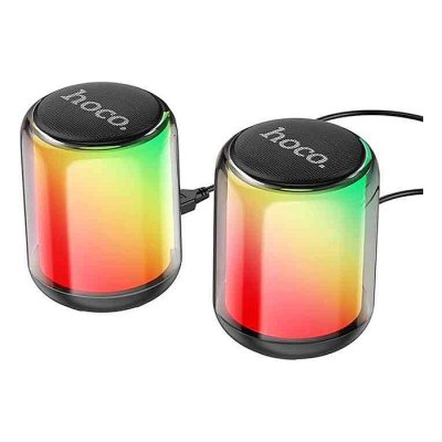 Hoco BS56 RGB 2-in-1 Wired Bluetooth computer speaker - Image 1