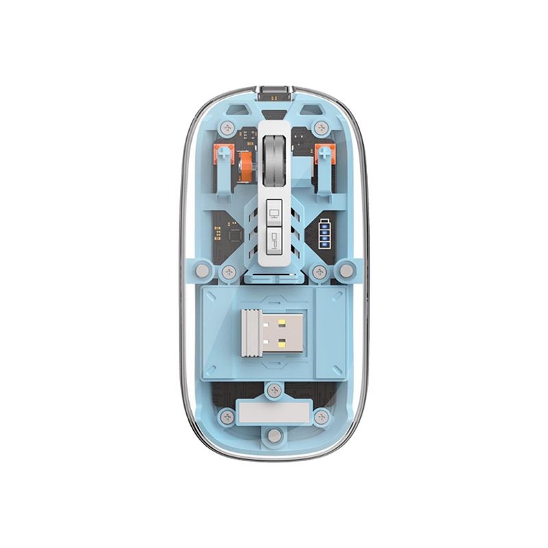 WIWU wm105 Crystal Transparent Wireless Mouse 2.4G