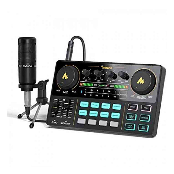Maono MAONOCASTER Lite AU-AM200 S1 Portable All-In-One Podcast Production Studio