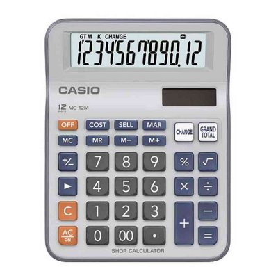 Casio MC-12M Desktop Calculator - Image 1