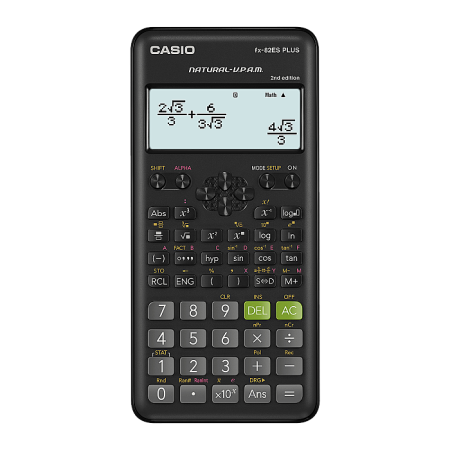 Casio FX-82ES Plus-2 Scientific Calculator 2nd Edition