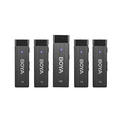 BOYA BY-W4 Ultracompact 2.4GHz Wireless Microphone camera & phone - Image 1