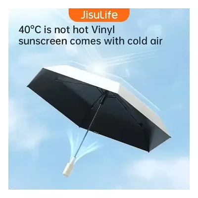 JISULIFE FA52 Umbrella With Cooling Fan - Image 1
