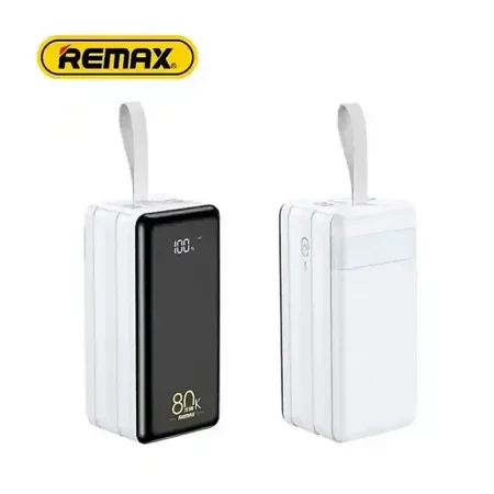Remax RPP-291 80000mAh Chinen Series PD 20W + QC 22.5W Fast Charging Power Bank with LED Light