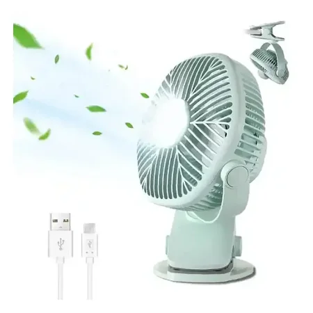 WiWU FS03 2 in 1 Table Clip Fan 360 Degree Rotation
