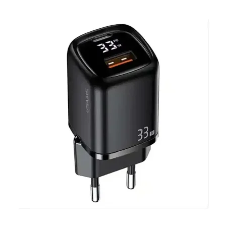 USAMS US-CC152 T46 33W PD+QC Digital Display Fast Charger