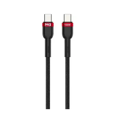MKB C101 Braided 100W TYPE-C To TYPE-C Cable - Image 1