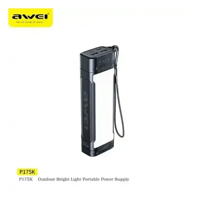Awei P175K 20000mah 22.5w Portable Power Supply Power bank With Strong Flashlight - Image 1