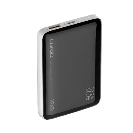 LDNIO PQ25 10000mAh 22.5W Power Bank External Battery Power Supply with 1 Input & 2 Outputs Support PD QC SCP Fast Charging for iPhone 15 14 13 for Huawei Pura 70 Ultra for Xiaomi Civi 4 Pro