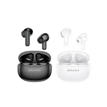 Awei T71 TWS Sports Wireless Bluetooth Earbuds IPX4 Waterproof with Charging Case Smart Touch Low Latancy Game Earphone