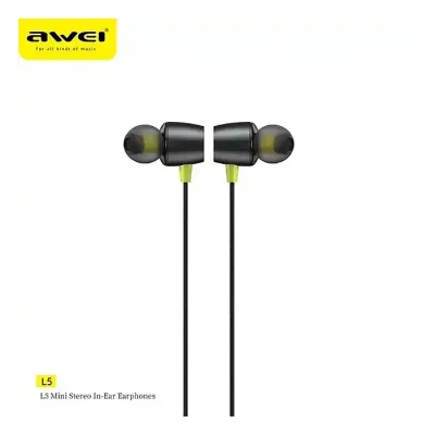 Awei L5 3.5mm Mini Stereo In Ear Headphone - Image 1