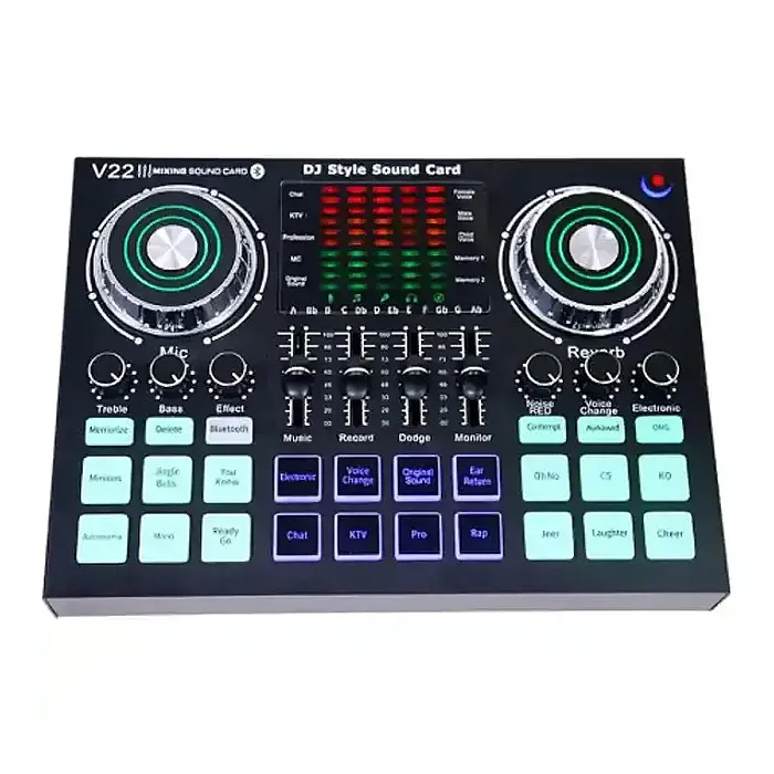 V22 DJ Style Sound Card Professional Quality